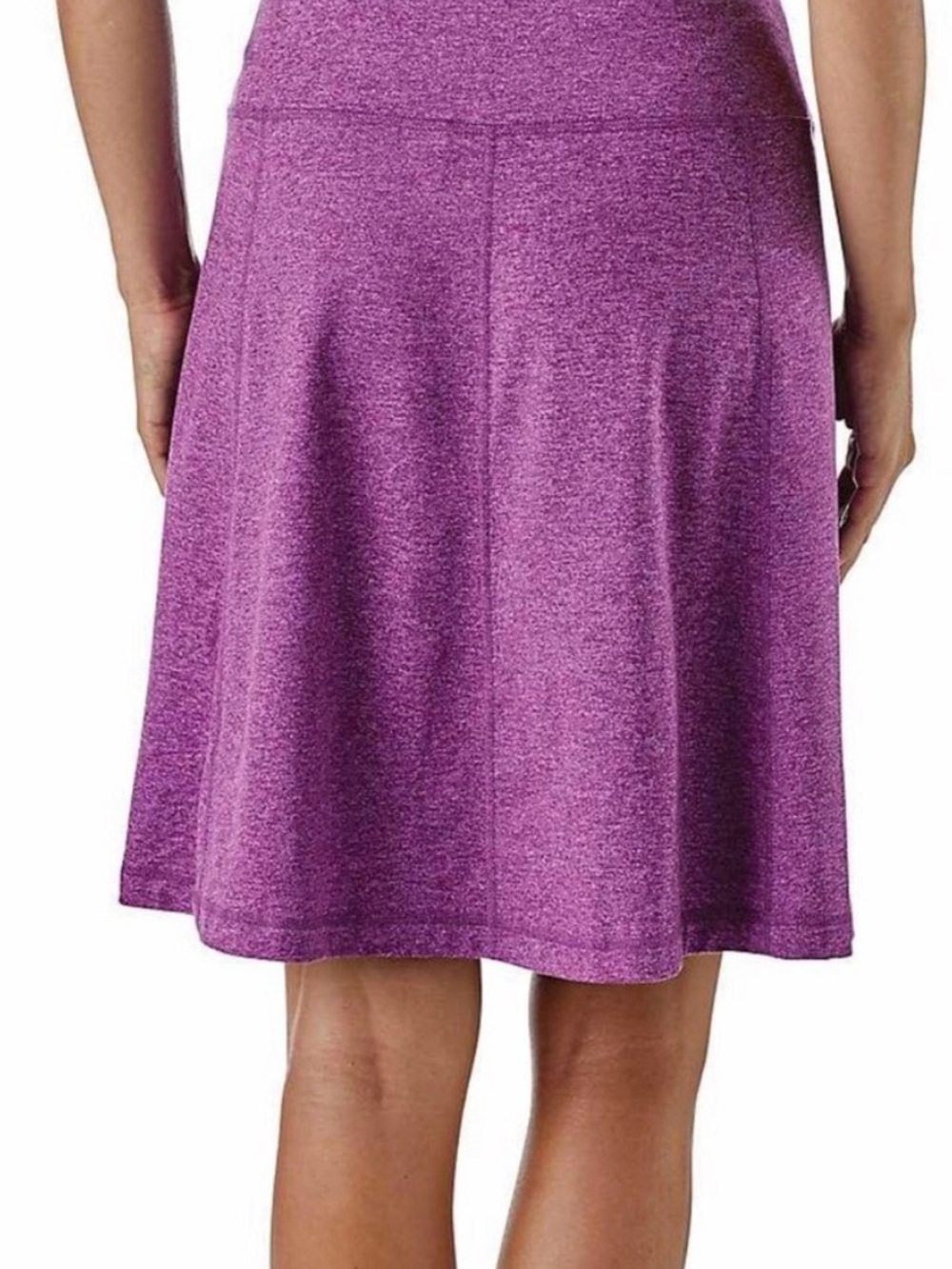 Purple Patagonia A-Line Knit Athletic Skirt